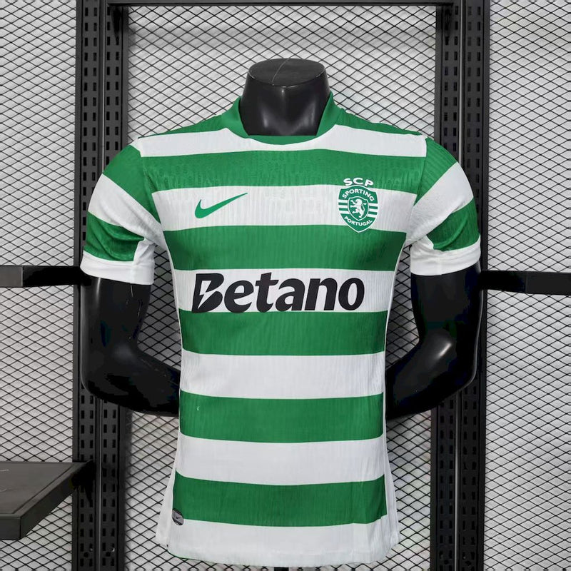 CAMISA VERSÃO PLAYER DO SPORTING 23/24 VERDE E BRANCO